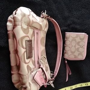 Coach purse and wallet